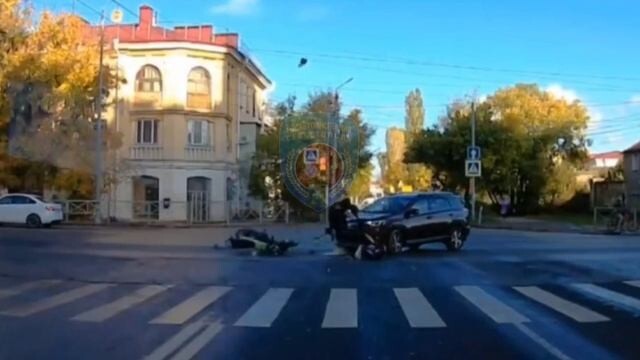 Мото ДТП в Севастополе "Только тапки полетели" Мото ДТП в Севастополе "Только тапки полетели"