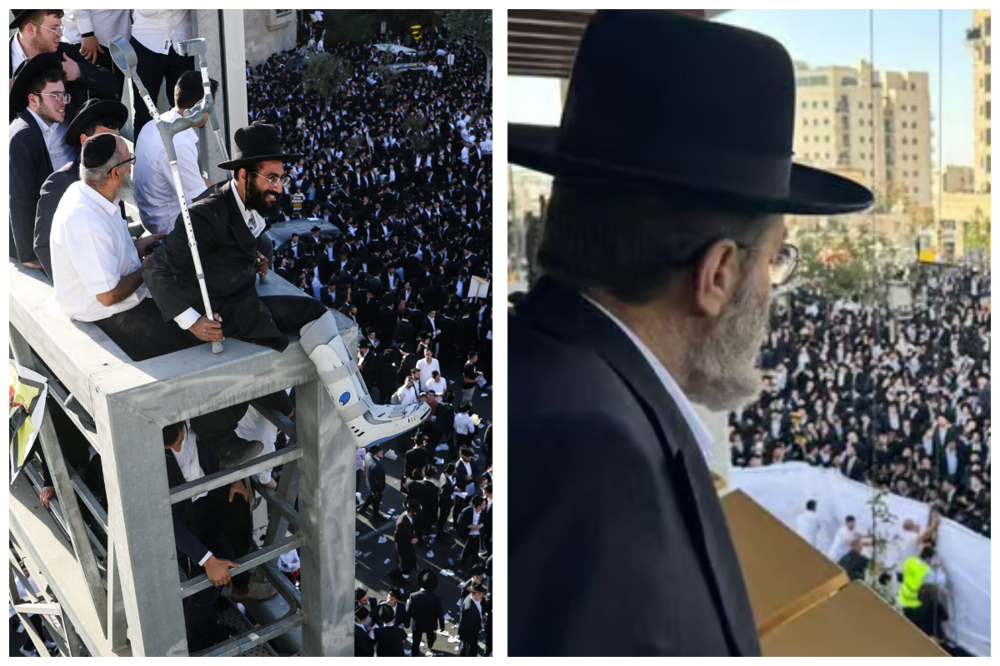 "Лучше уехать в США, чтобы изучать Тору, чем служить": в Израиле сотни тысяч ортодоксальных евреев вышли на митинг протеста "Лучше уехать в США, чтобы изучать Тору, чем служить": в Израиле сотни тысяч ортодоксальных евреев вышли на митинг протеста