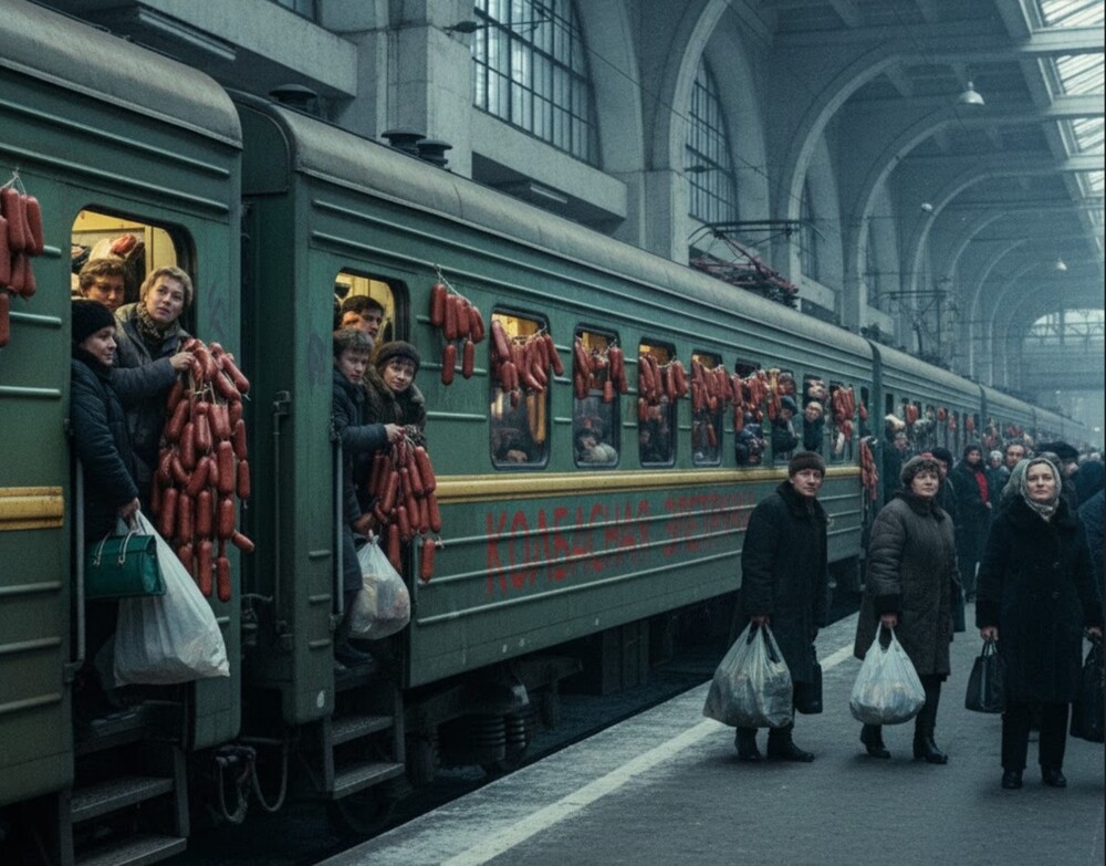 «Колбасные электрички»: феномен эпохи дефицита и выживания