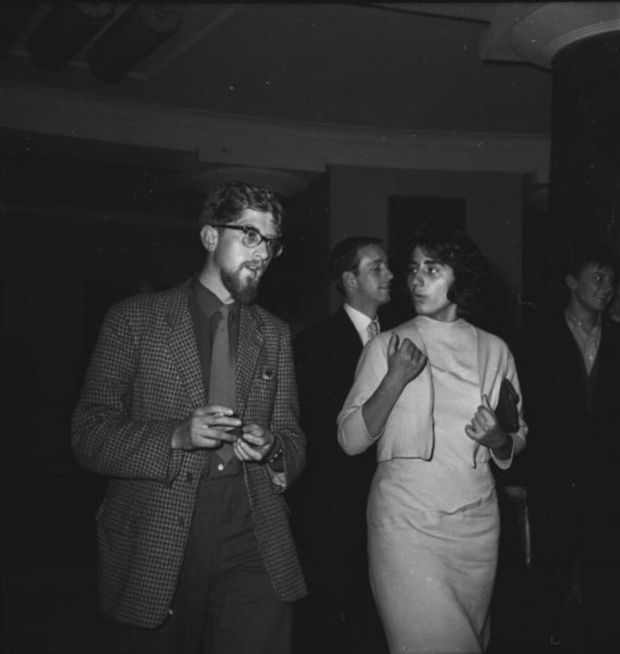 Вечер-семинар в МГУ. 1950-е годы. Автор: Всеволод Тарасевич.