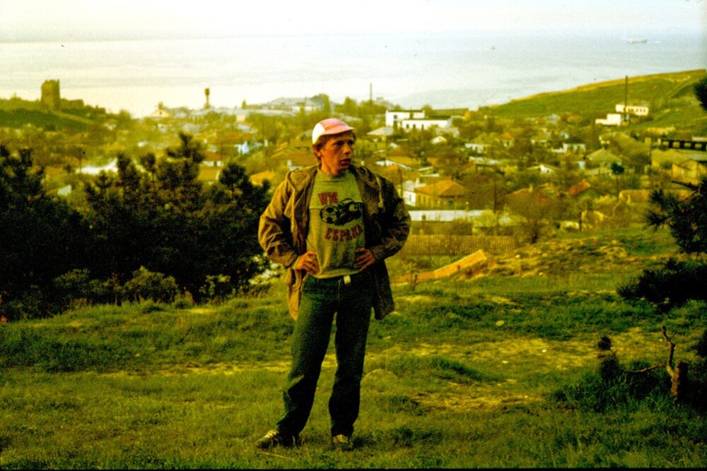 Вид на Феодосию сверху.