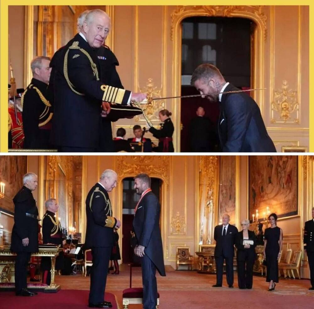 Дэвид Бекхэм получил титул: в Британии прошла церемония посвящения футболиста в рыцари