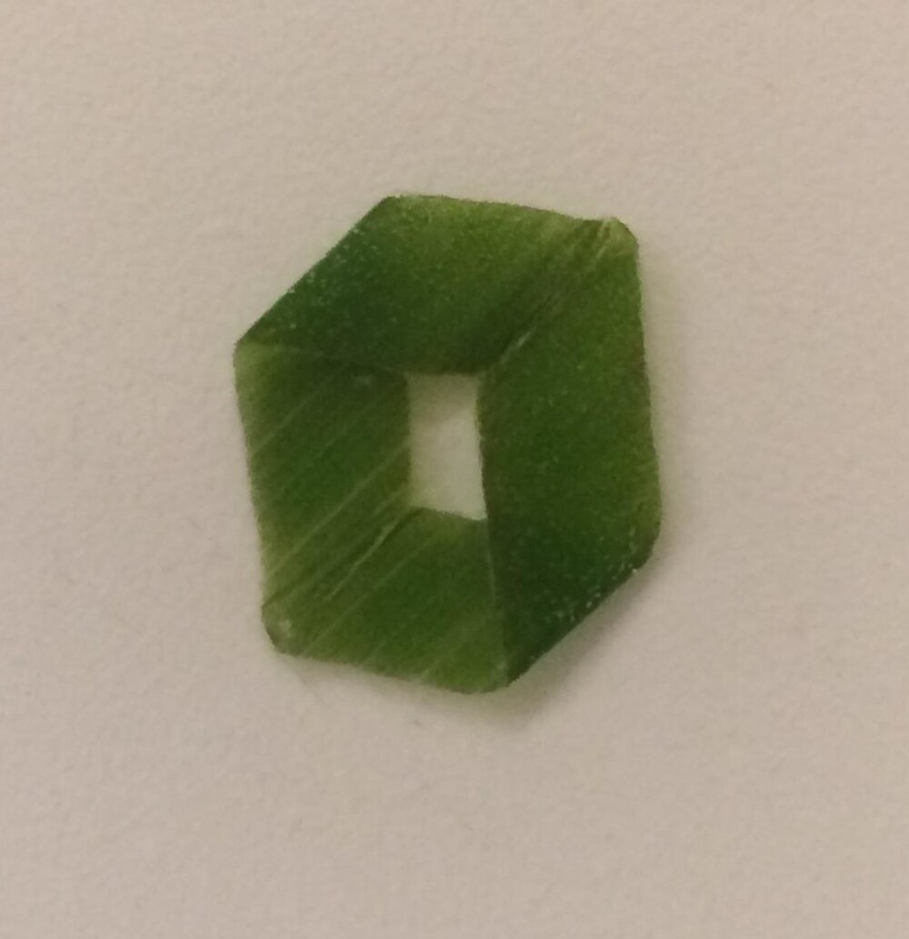 20. Загадочная зелёная рамка в реальности всего лишь сплющенный кусочек лукового пера