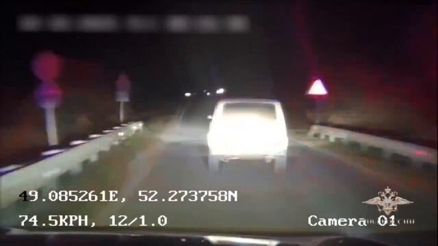 Погоня в Саратовской области "Пьяный водитель Нивы"