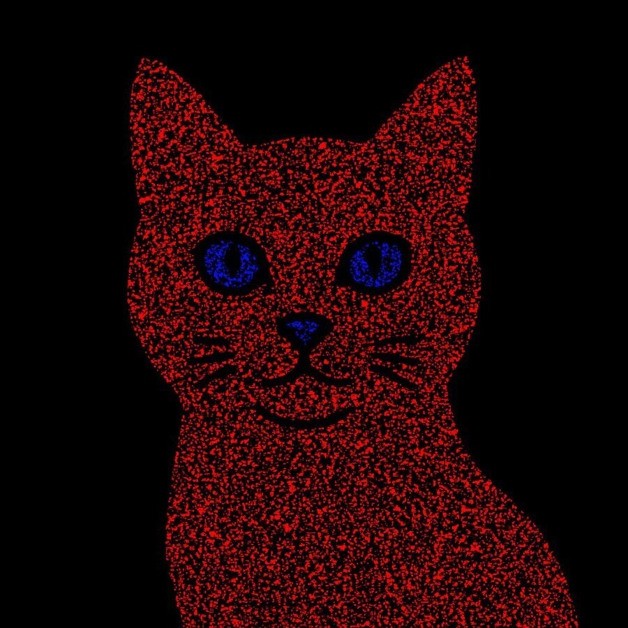 Вот ещё изображение с эффектом хромостереопсиса