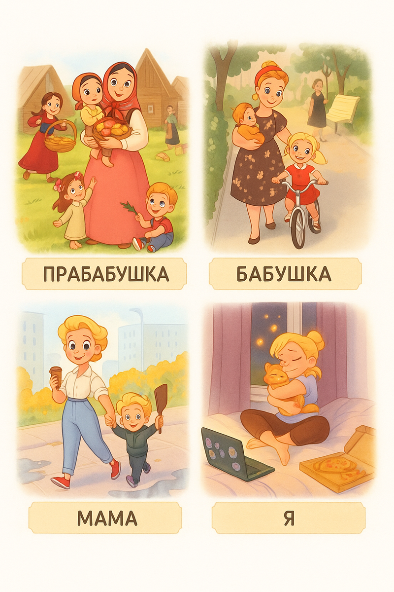 Подборка про мам, бабушек и дом