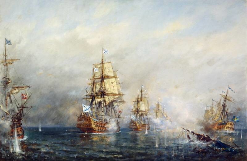 7.	«Прогон сквозь строй». Ревельское сражение, 1790 год.