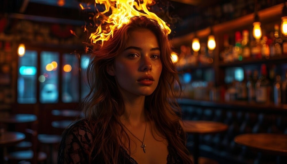 В Улан-Удэ незнакомка подожгла волосы девушки в баре