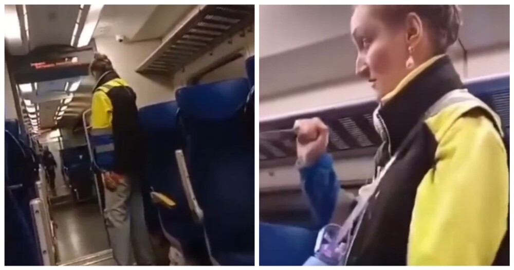 Агрессивную женщину отправили в нокаут чемоданом