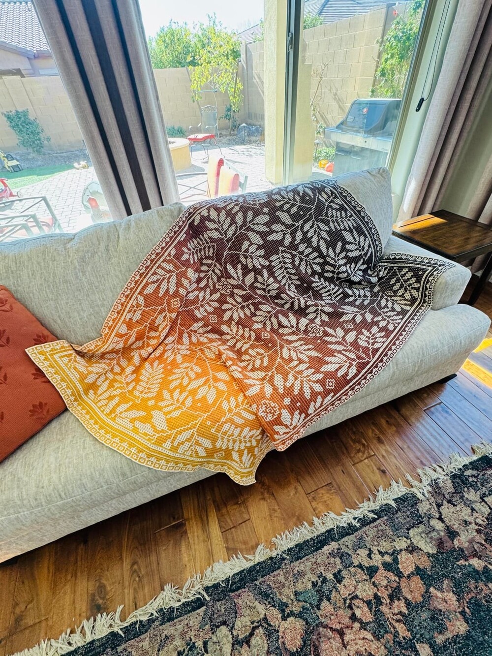 21. Осенний плед готов