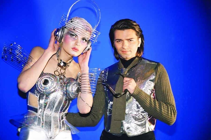 Дмитрий Маликов на съёмках клипа «Звезда моя далёкая», 1998 год.