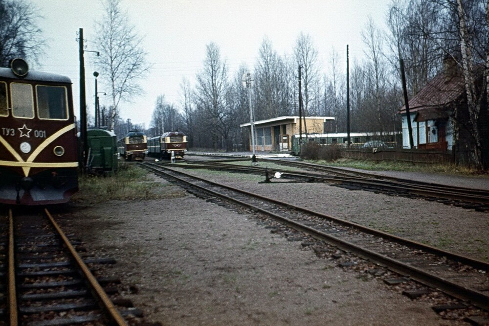 Станция "Озерная" Малой Октябрьской железной дороги
