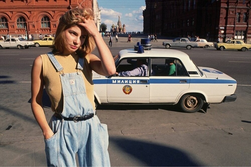 На Манежной площади.