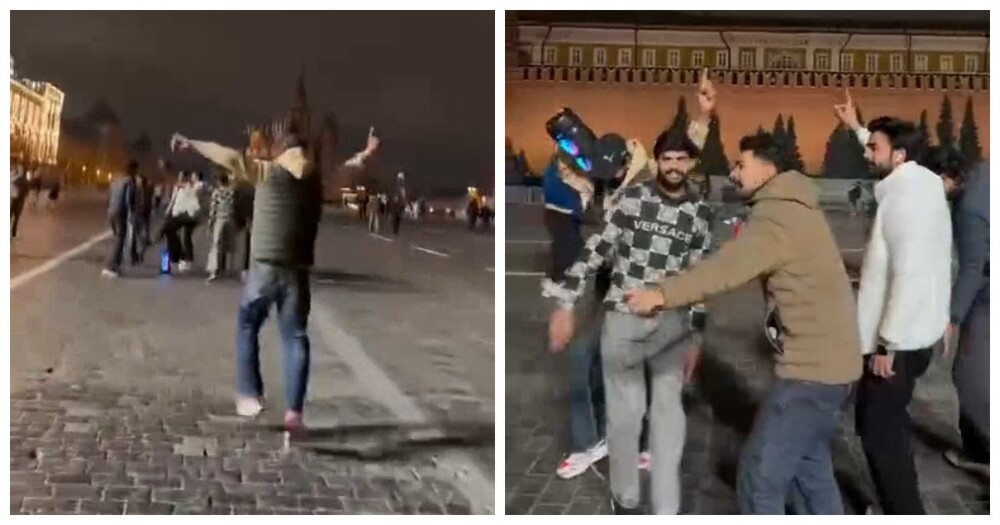 Индийский танец на Красной площади