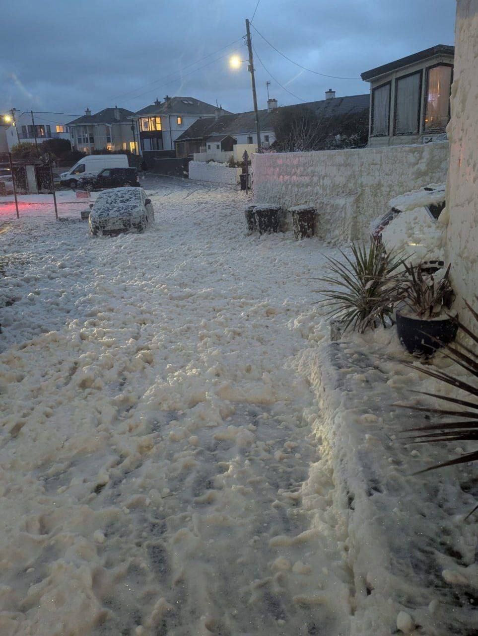 Ирландия утонула в пенной ванне
