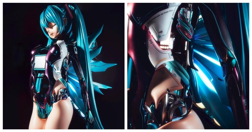 Компьютер в виде Хацунэ Мику