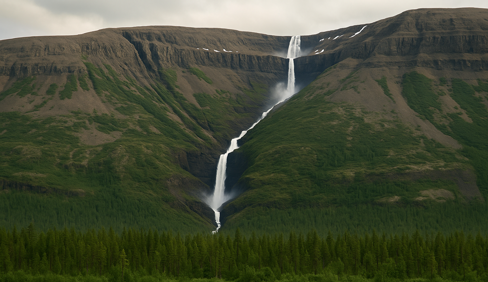14. Тальниковый водопад