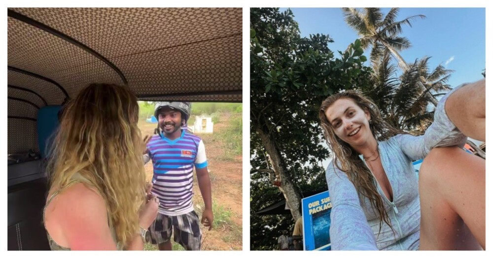 Улыбчивый извращенец пристал к туристке на Шри-Ланке