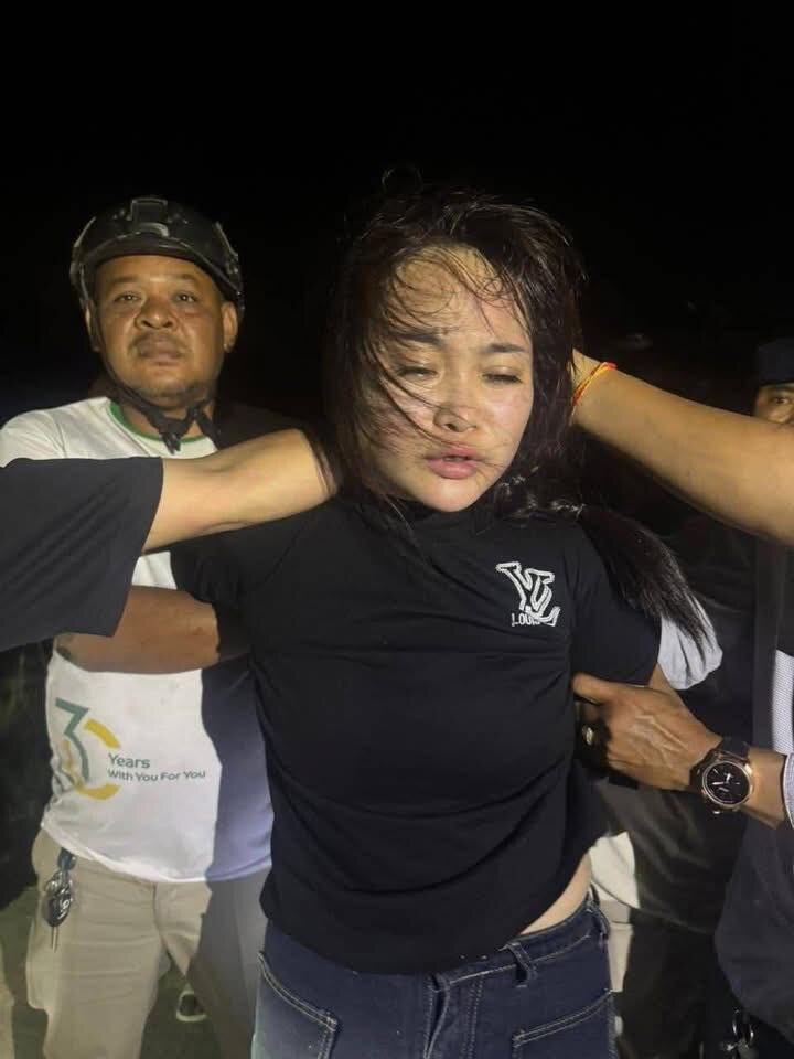 Момент побега преступников в Камбодже