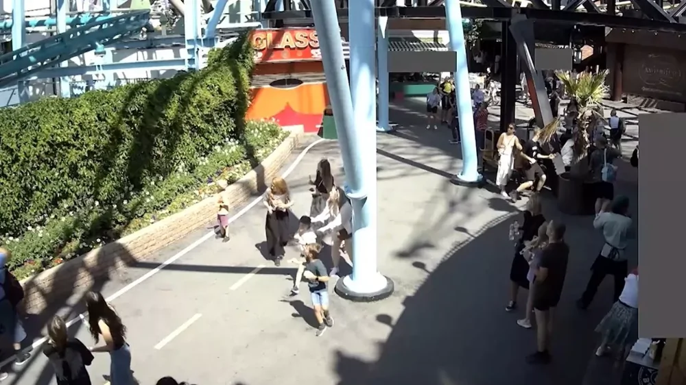 Женщина выжила после падения с американских горок