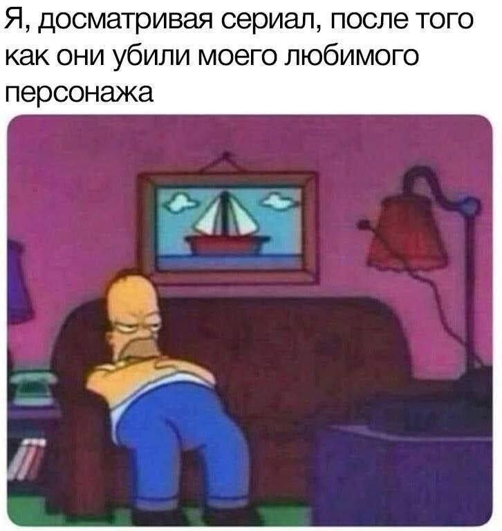 2. С таким же лицом я досматриваю либой сериал, который не закончился на первом сезоне