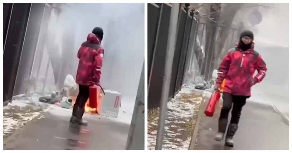 Неожиданный финал смены: у курьера взорвался электросамокат