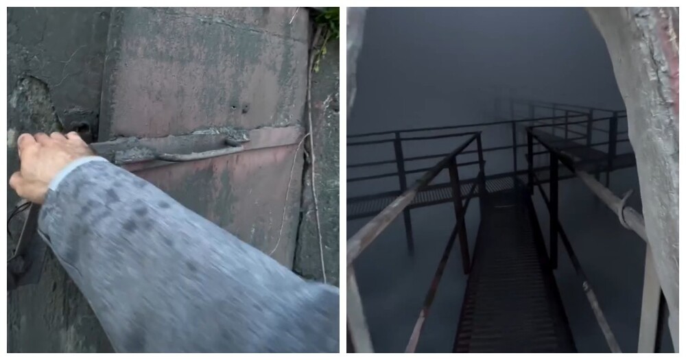 С высоты градирни: парень показал впечатляющий вид сверху