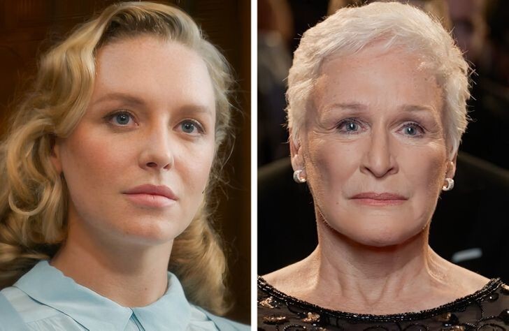 4. В фильме «Жена» (2017) главную героиню, Джоан Каслман, сыграли сразу две актрисы — Гленн Клоуз и её дочь, Энни Старк