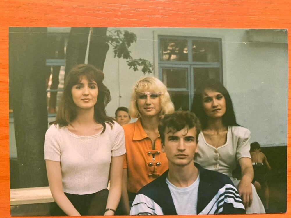 Вожатые в детском лагере «Волжский Артек», 1996 год.