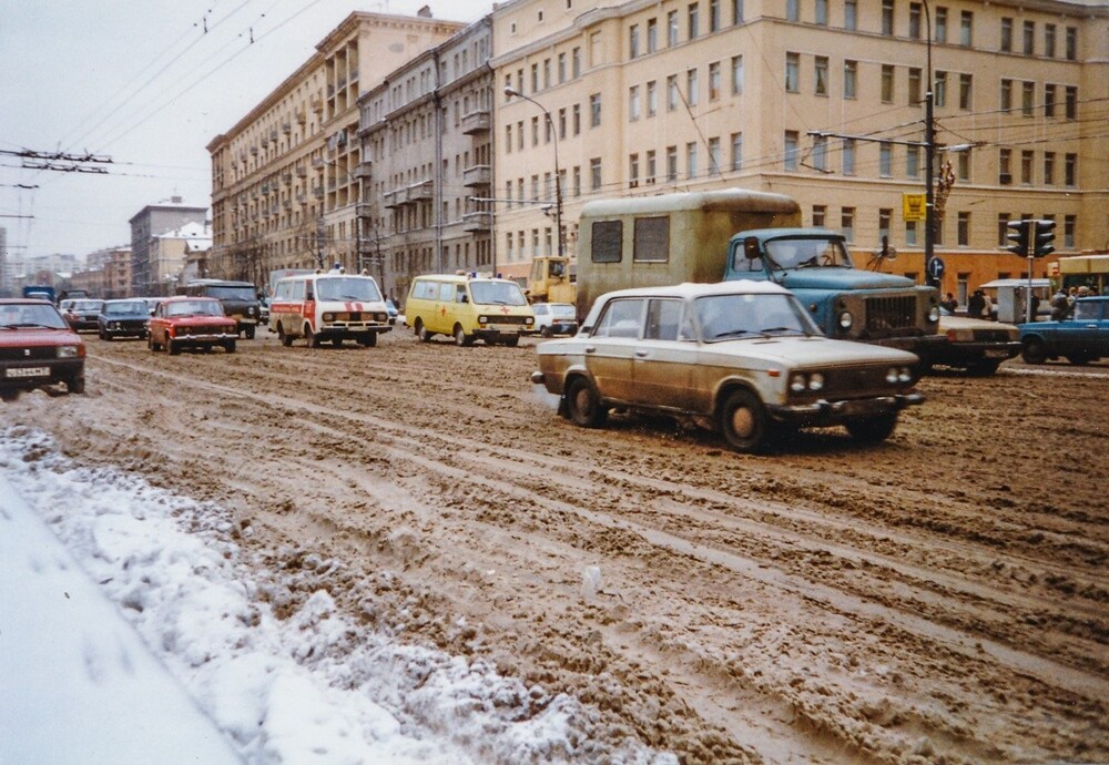 Зима на проспекте Мира.