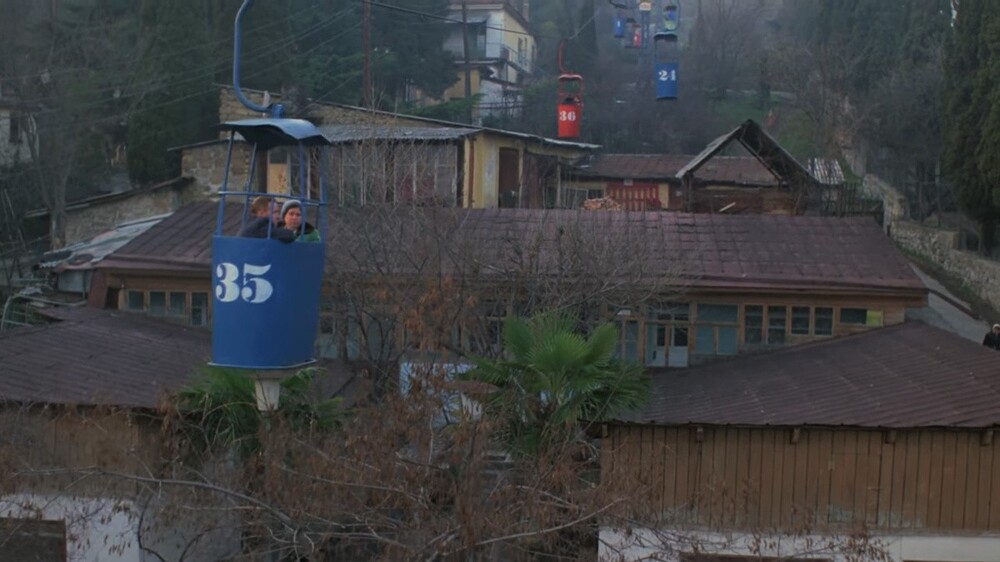 Фото Ялты из  фильма "Асса", канатная дорога "Ялта - Горка".