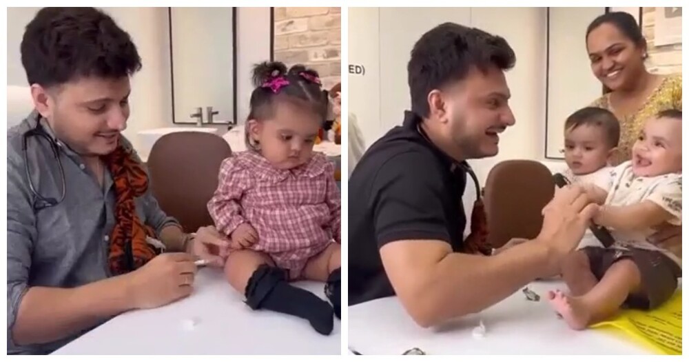 Прививки без слёз: врач из Индии превращает укол в игру