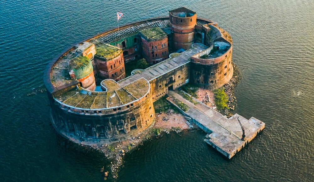 15. Форт «Император Александр I» — одно из долговременных оборонительных сооружений Кронштадтской крепости, Санкт-Петербург