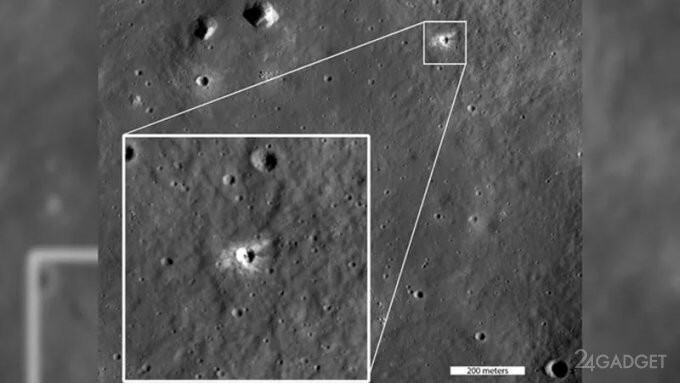 На Луне открыли свежий метеоритный кратер