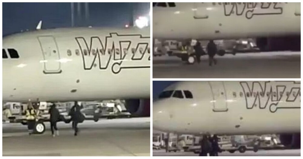 Пассажиры выбежали на взлетную полосу, пытаясь догнать самолет