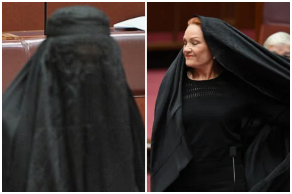 Австралийского сенатора выгнали с заседания из-за паранджи