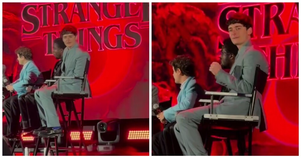 Актёр сериала «Очень странные дела» сыграл с фанатом в «камень, ножницы, бумага»  прямо со сцены