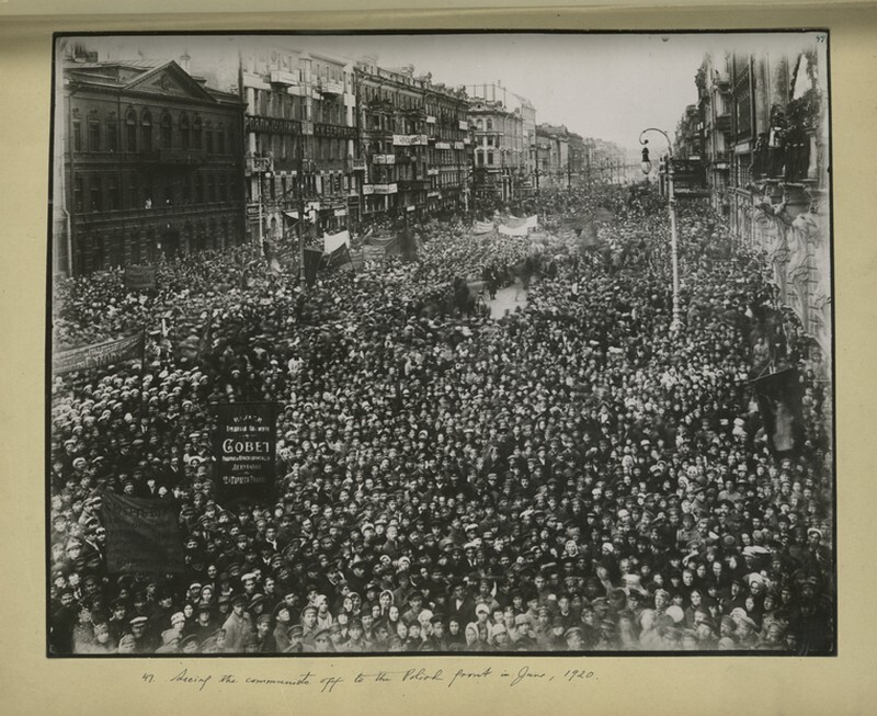 Проводы коммунистов на польский фронт в июне 1920 года