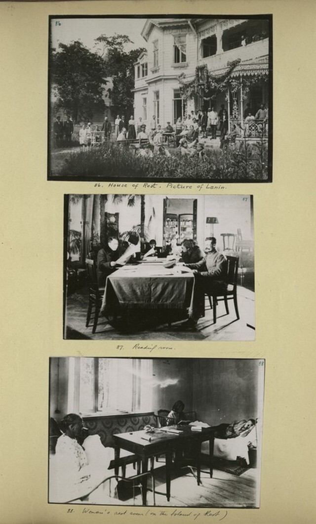 Дом отдыха. Читальный зал. Женская комната отдыха.