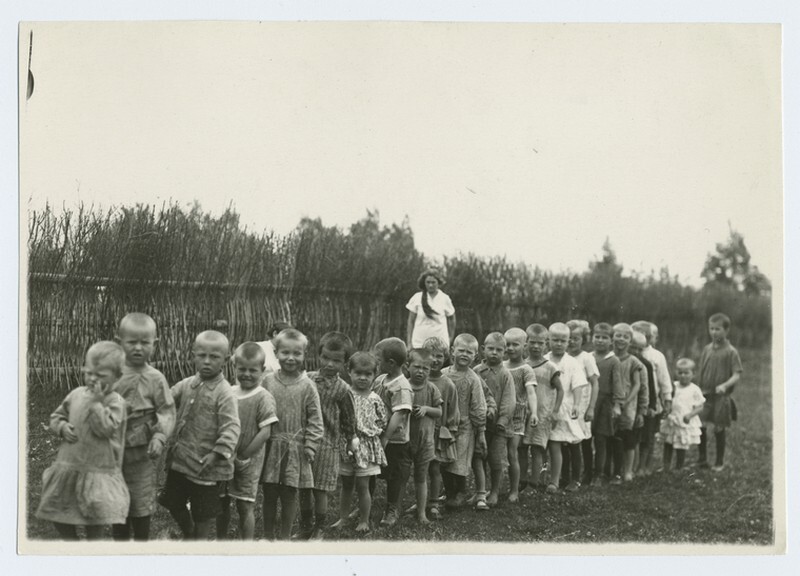 Первый советский детский дом, 1918 год.