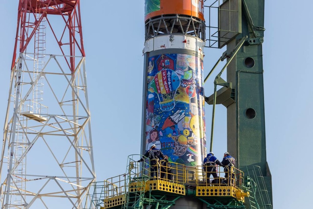 «Роскосмос» сообщил о повреждении стартового стола после запуска ракеты-носителя с космодрома Байконур