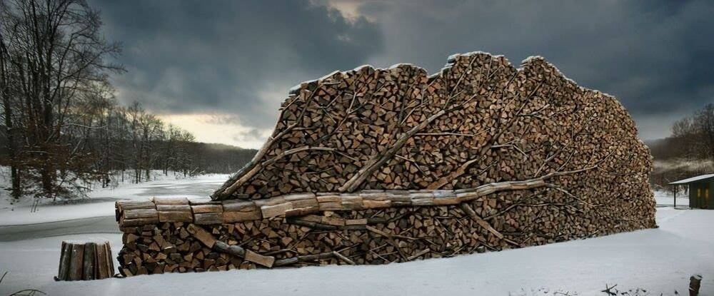 19. Поленница, которую не хочется трогать