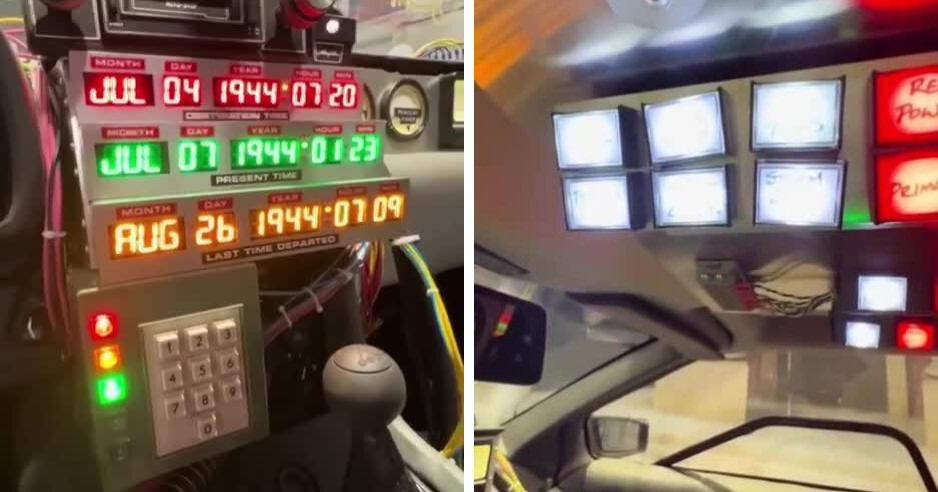 Фанат фильма «Назад в будущее» создал собственный легендарный автомобиль Делориан