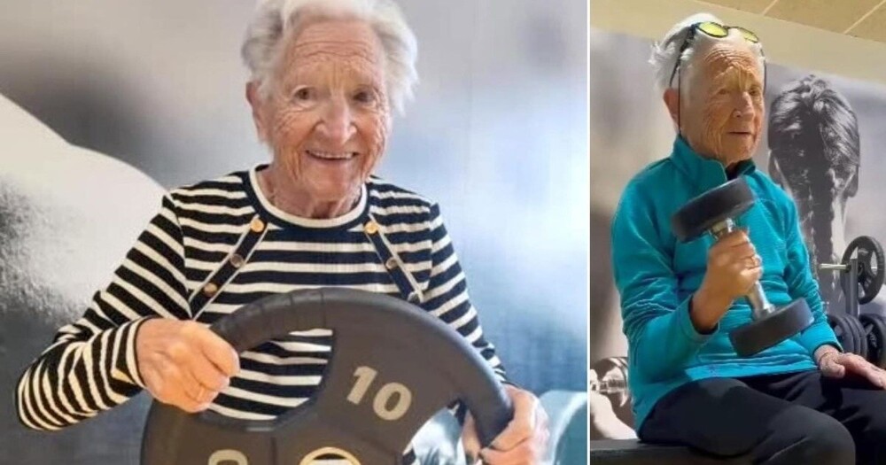 Мне 101 год. Несмотря на остеоартрит, я ежедневно занимаюсь в тренажёрном зале по два часа