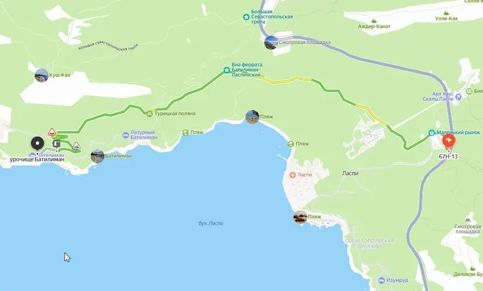 Самые красивые дороги Крыма