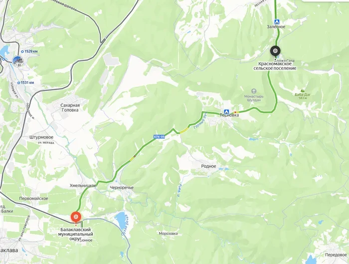 Самые красивые дороги Крыма