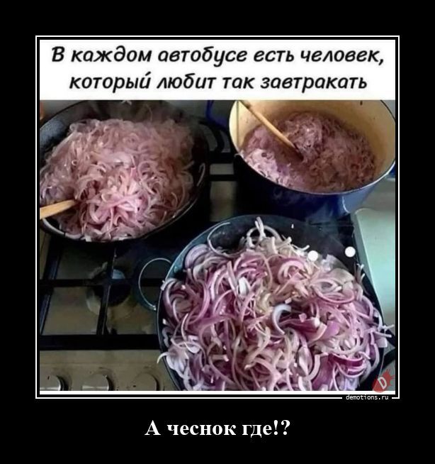 А чеснок где!?