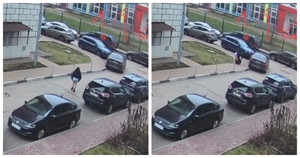 В Подмосковье «Чудо-женщина» разнесла крышкой канализационного люка машину