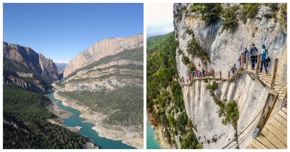 Ущелье Монт-Ребей, где можно перемещаться по тонкой грани между восторгом и страхом