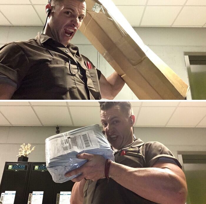 7. Каждый раз, когда мне приходит посылка, я получаю электронное письмо с фотографией